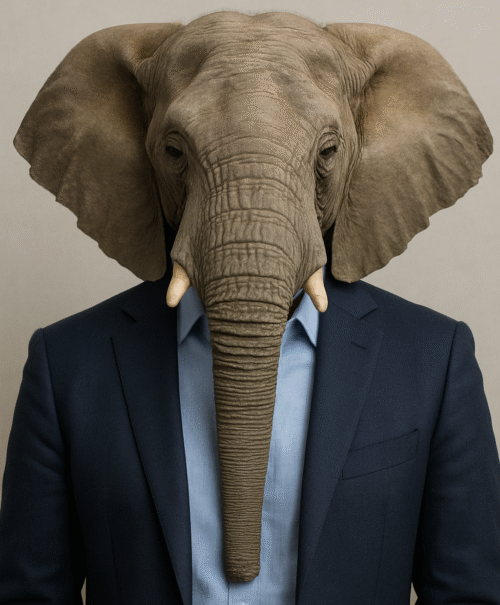 20250609_0212_Elephant Executive Portrait_simple_compose_01jx90fdv7fqdr1srs8jt7nc0v