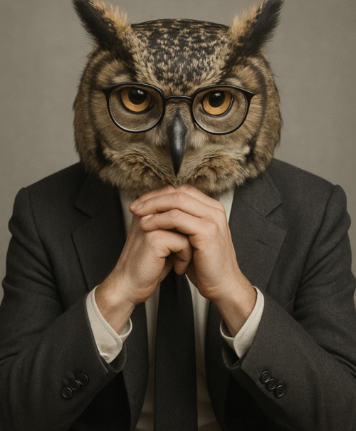20250609_0214_Owl-Head Man Portrait_simple_compose_01jx90kq3cfyars0jp89bxn7td 20250609_0214_Owl-Head Man Portrait_simple_compose_01jx90kq3cfyars0jp89bxn7td