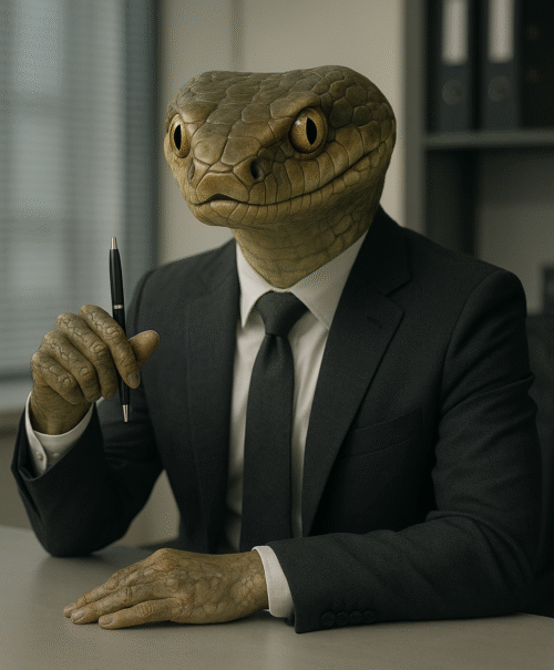 20250609_0231_Snakehead Businessman_simple_compose_01jx91ekwcf2va9hsrje1zn1as 20250609_0231_Snakehead Businessman_simple_compose_01jx91ekwcf2va9hsrje1zn1as